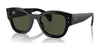 Ray-Ban JORGE RB7681SF Sunglasses | Size 52 / Black №901/31 / Green (3N 13.2%)