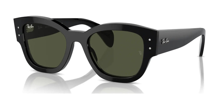 Ray-Ban JORGE RB7681SF Sunglasses | Size 52 / Black №901/31 / Green (3N 13.2%)
