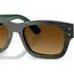 Striped Green On Green №140285
