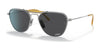 Ray-Ban RB8064 Sunglasses | Size 53 / Silver №9206K8 / Dark Grey Classic (Polarized) (3P 10.3%)