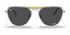 Ray-Ban RB8064 Sunglasses | Size 53 / Silver №9206K8 / Dark Grey Classic (Polarized) (3P 10.3%)