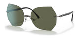 Ray-Ban RB8065 Sunglasses Gunmetal / G-15 Green (Polarized)