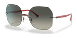 Ray-Ban RB8067 Sunglasses Red / Grey Gradient