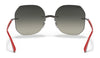 Ray-Ban RB8067 Sunglasses | Size 57 / Red №004/11 / Grey Gradient (3N 15.2%)