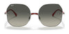 Ray-Ban RB8067 Sunglasses | Size 57 / Red №004/11 / Grey Gradient (3N 15.2%)