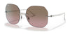 Ray-Ban RB8067 Sunglasses | Size 57 / White №159/14 / Violet Gradient Brown (2N 27%)