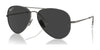 Ray-Ban AVIATOR TITANIUM RB8089 Sunglasses / Gunmetal №165/48 / Black (Polarized) (3P 11.40%) / Size 58