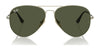 Ray-Ban AVIATOR TITANIUM RB8089 Sunglasses / Arista Gold №926531 / Green (3N 13.2%) / Size 58