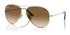 Ray-Ban AVIATOR TITANIUM RB8089 Sunglasses / Arista Gold №926551 / Clear & Brown (2N 30.5%) / Size 62