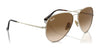 Ray-Ban AVIATOR TITANIUM RB8089 Sunglasses / Arista Gold №926531 / Green (3N 13.2%) / Size 58