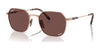 Ray-Ban JIM TITANIUM RB8094 Sunglasses | Size 53 / Light Brown №9266AF / Dark Violet (Polarized) (3P 12.5%)