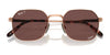Ray-Ban JIM TITANIUM RB8094 Sunglasses | Size 53 / Arista Gold №926531 / Green (3N 13.2%)