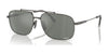 Ray-Ban MICHAEL TITANIUM RB8096 Sunglasses | Size 59 / Gunmetal №165/GK / Silver/Grey (Polarized) (3P 12.4%)