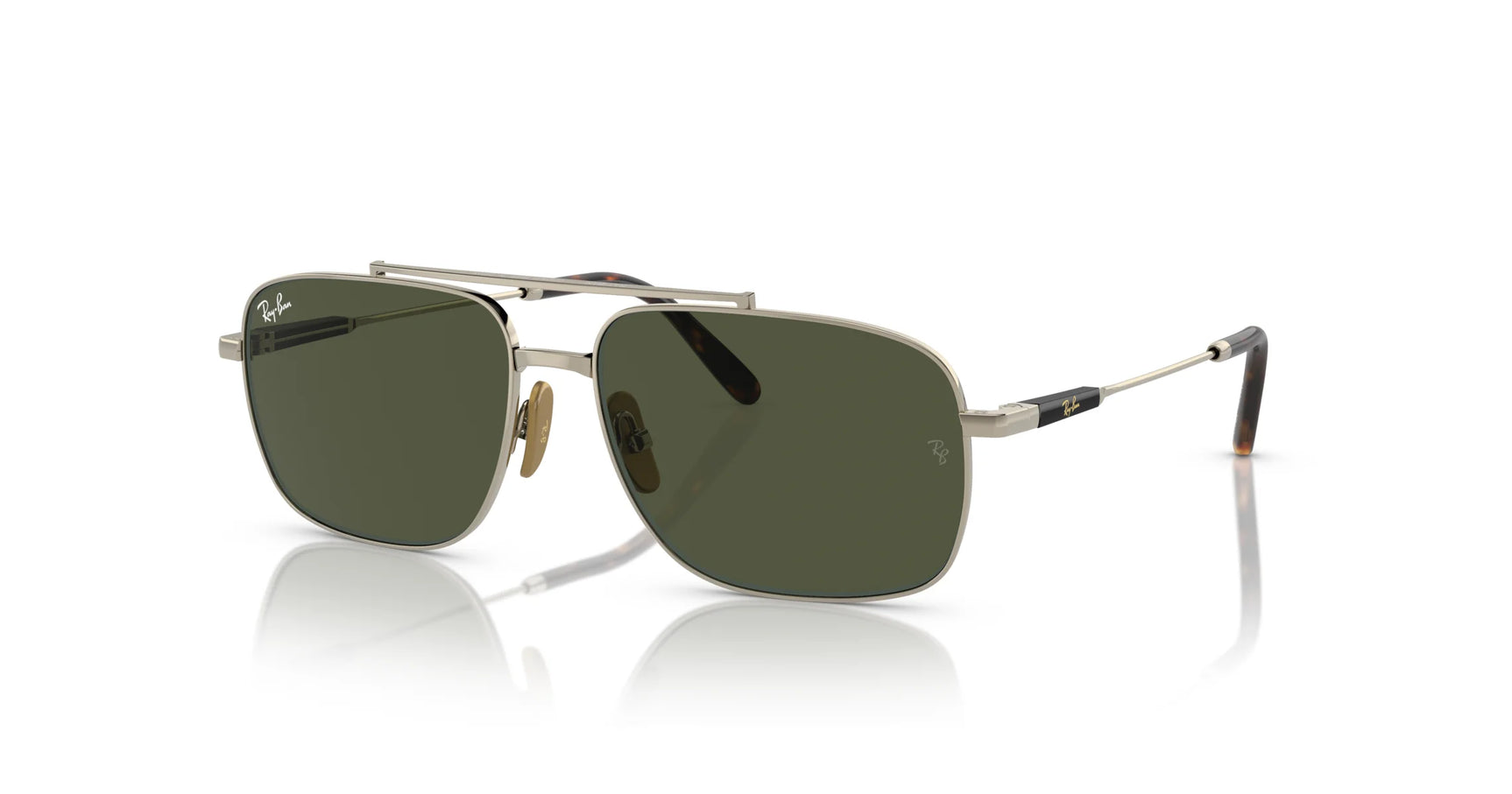 Ray-Ban MICHAEL TITANIUM RB8096 Sunglasses Arista Gold / Green