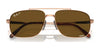 Ray-Ban MICHAEL TITANIUM RB8096 Sunglasses | Size 59 / Arista Gold №926531 / Green (3N 13.2%)