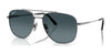 Ray-Ban WILLIAM TITANIUM RB8097 Sunglasses | Size 59 / Gunmetal №165/S3 / Blue Gradient (Polarized) (3P 11.6%)