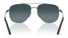 Ray-Ban WILLIAM TITANIUM RB8097 Sunglasses | Size 59 / Arista Gold №9265M2 / Brown Gradient (Polarized) (3P 15%)