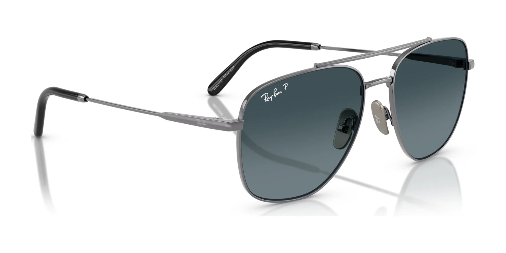 Ray-Ban WILLIAM TITANIUM RB8097 Sunglasses | Size 59