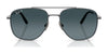 Ray-Ban WILLIAM TITANIUM RB8097 Sunglasses | Size 59 / Arista Gold №9265M2 / Brown Gradient (Polarized) (3P 15%)