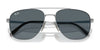Ray-Ban WILLIAM TITANIUM RB8097 Sunglasses | Size 59 / Arista Gold №9265M2 / Brown Gradient (Polarized) (3P 15%)