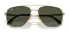 Ray-Ban WILLIAM TITANIUM RB8097 Sunglasses | Size 59 / Arista Gold №9265M2 / Brown Gradient (Polarized) (3P 15%)