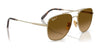 Ray-Ban WILLIAM TITANIUM RB8097 Sunglasses | Size 59 / Arista Gold №9265M2 / Brown Gradient (Polarized) (3P 15%)