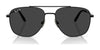 Ray-Ban WILLIAM TITANIUM RB8097 Sunglasses | Size 59 / Arista Gold №9265M2 / Brown Gradient (Polarized) (3P 15%)