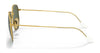 Ray-Ban HEXAGONAL RB8148 Sunglasses / Gold №921658 / Green (Polarized) (3P 11%) / Size 51