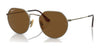 Ray-Ban RB8165 Sunglasses / Gold №920757 / Brown (Polarized) (3P 11.9%) / Size 53