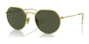 Ray-Ban RB8165 Sunglasses / Gold №921631 / Green (3N 13.2%) / Size 51
