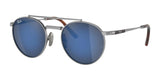 Ray-Ban ROUND II TITANIUM RB8237 Sunglasses Silver / Grey Blue