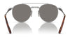 Ray-Ban ROUND II TITANIUM RB8237 Sunglasses / Silver №3139O4 / Grey Blue (3N 10.83%) / Size 50