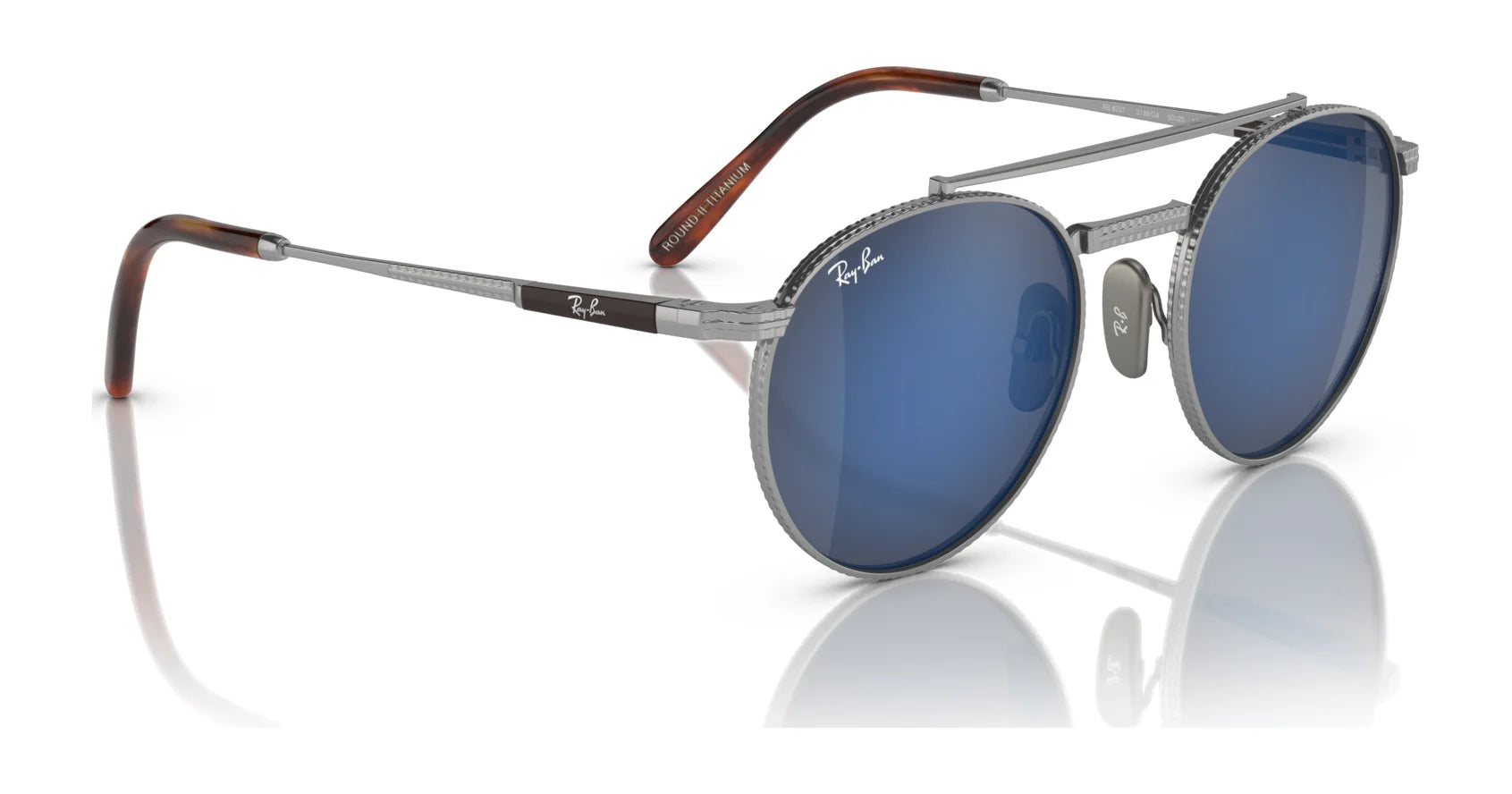 Ray-Ban ROUND II TITANIUM RB8237 Sunglasses