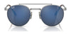 Ray-Ban ROUND II TITANIUM RB8237 Sunglasses / Silver №3139O4 / Grey Blue (3N 10.83%) / Size 50
