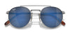 Ray-Ban ROUND II TITANIUM RB8237 Sunglasses / Silver №3139O4 / Grey Blue (3N 10.83%) / Size 50