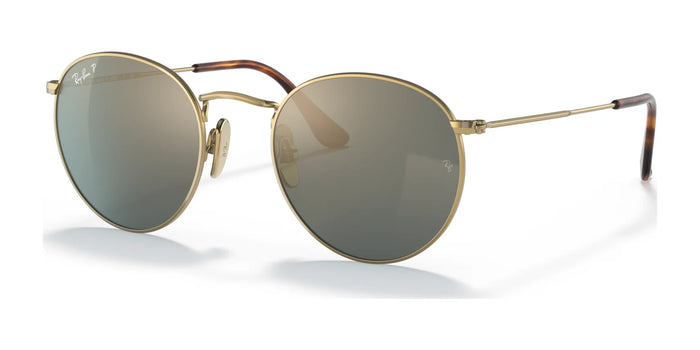 Ray-Ban ROUND RB8247 Sunglasses | Size 50 / Gold №9217T0 / Blue / Gold (Polarized) (3P 12.8%)