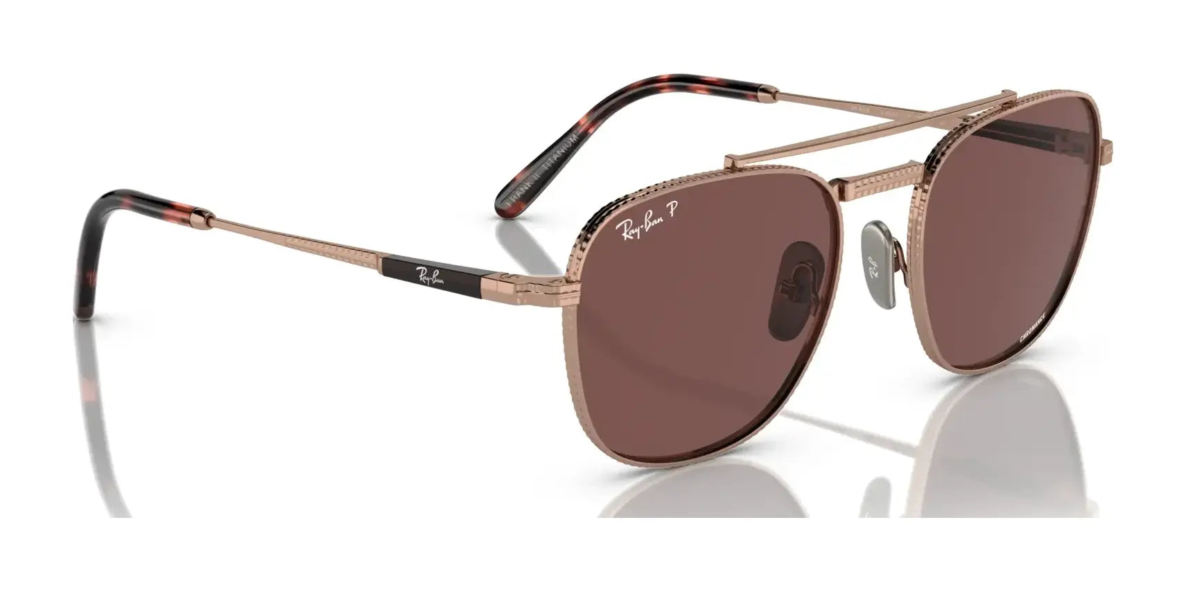 Ray-Ban FRANK II TITANIUM RB8258 Sunglasses | Size 54