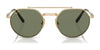 Ray-Ban JACK II TITANIUM RB8265 Sunglasses | Size 53 / Arista Gold №313852 / Green (3N 14%)