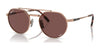 Ray-Ban JACK II TITANIUM RB8265 Sunglasses | Size 53 / Rose Gold №3140AF / Dark Violet (Polarized) (3P 12.5%)