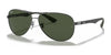 Ray-Ban CARBON FIBRE RB8313 Sunglasses / Gunmetal №004/N5 / G-15 Green (Polarized) (3P 11.1%) / Size 61