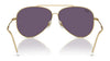 Ray-Ban AVIATOR REVERSE RBR0101S Sunglasses / Arista Gold №001/69 / Dark Violet (2N 20.5%) / Size 59
