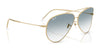 Ray-Ban AVIATOR REVERSE RBR0101S Sunglasses / Arista Gold №001/69 / Dark Violet (2N 20.5%) / Size 59