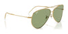 Ray-Ban AVIATOR REVERSE RBR0101S Sunglasses / Arista Gold №001/69 / Dark Violet (2N 20.5%) / Size 59
