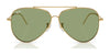 Ray-Ban AVIATOR REVERSE RBR0101S Sunglasses / Arista Gold №001/69 / Dark Violet (2N 20.5%) / Size 59
