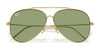 Ray-Ban AVIATOR REVERSE RBR0101S Sunglasses / Arista Gold №001/69 / Dark Violet (2N 20.5%) / Size 59
