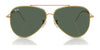 Ray-Ban AVIATOR REVERSE RBR0101S Sunglasses / Arista Gold №001/69 / Dark Violet (2N 20.5%) / Size 59