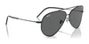 Ray-Ban AVIATOR REVERSE RBR0101S Sunglasses / Arista Gold №001/69 / Dark Violet (2N 20.5%) / Size 59