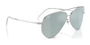 Ray-Ban AVIATOR REVERSE RBR0101S Sunglasses / Arista Gold №001/69 / Dark Violet (2N 20.5%) / Size 59