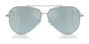 Ray-Ban AVIATOR REVERSE RBR0101S Sunglasses / Arista Gold №001/69 / Dark Violet (2N 20.5%) / Size 59