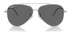 Ray-Ban AVIATOR REVERSE RBR0101S Sunglasses / Arista Gold №001/69 / Dark Violet (2N 20.5%) / Size 59